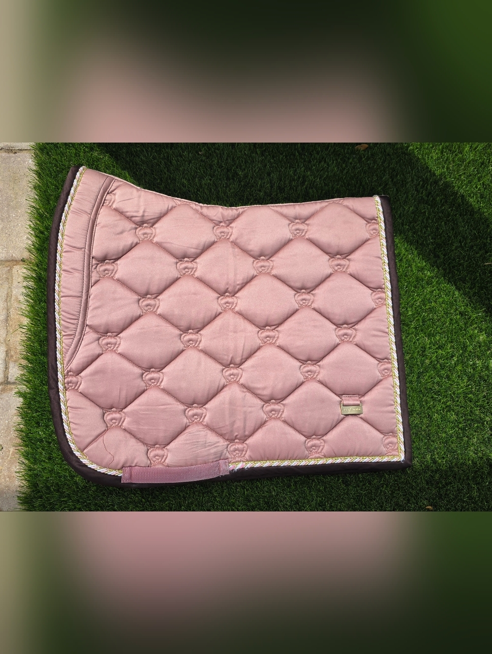 Ps If Sweden Lush- Pink Dressage Saddle Pad- Full